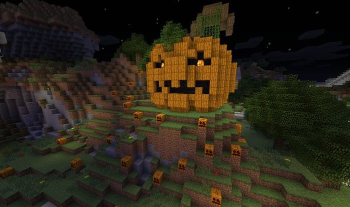 Đèn lồng Halloween to lớn trong Minecraft