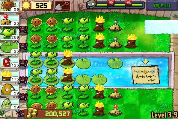 Bí quyết vượt qua tất cả các cấp độ trong trò chơi Plants vs. Zombies