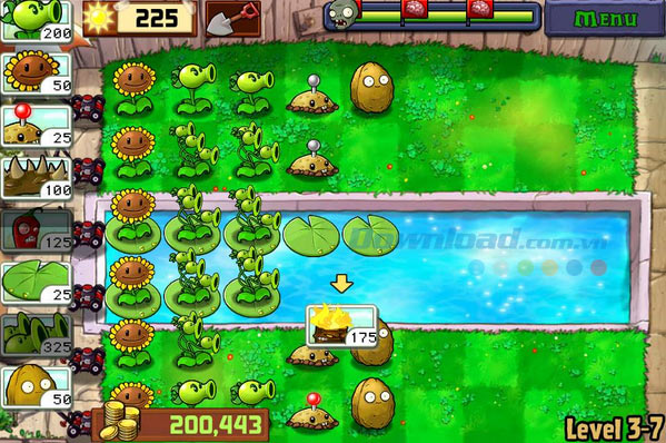 Bí quyết vượt qua tất cả các cấp độ trong trò chơi Plants vs. Zombies