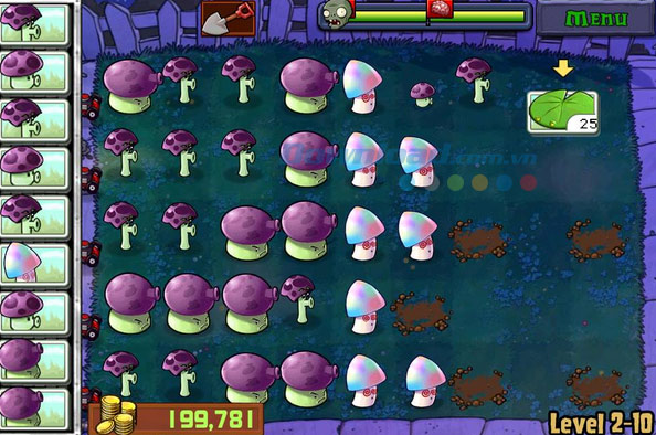 Bí quyết vượt qua tất cả các cấp độ trong trò chơi Plants vs. Zombies