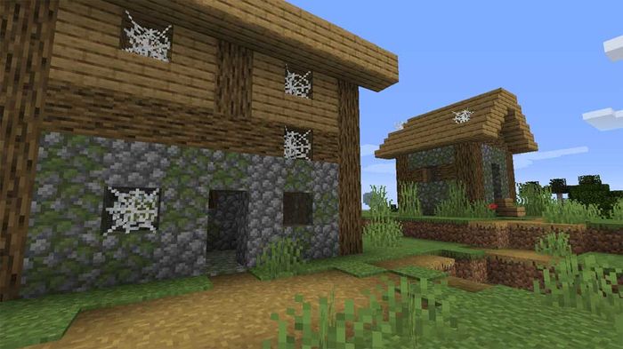 Làng bỏ hoang đáng sợ trong Minecraft