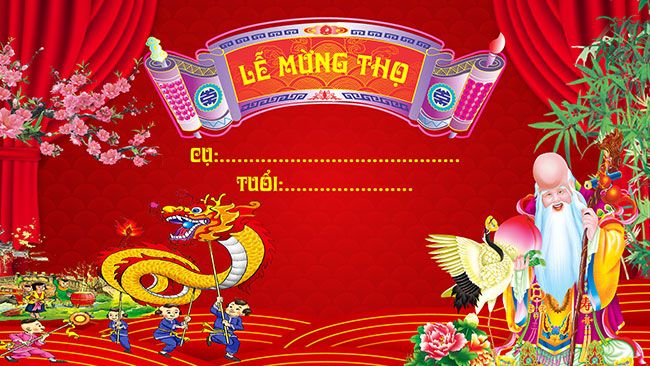 Bưu thiếp Chúc mừng tuổi 70