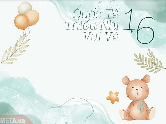 Thiệp mẫu Ngày Quốc tế Thiếu Nhi 1/6 đầy vui vẻ