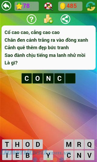 Đáp án của trò chơi Đố vui dân gian - Phần 3