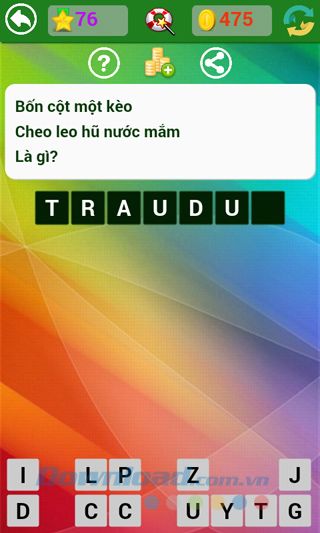 Đáp án của trò chơi Đố vui dân gian - Phần 3