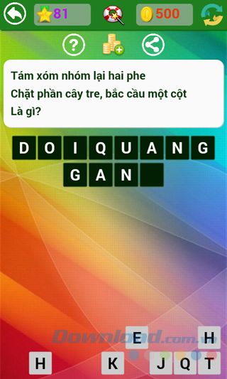 Đáp án của trò chơi Đố vui dân gian - Phần 3