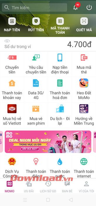 Đăng nhập vào tài khoản