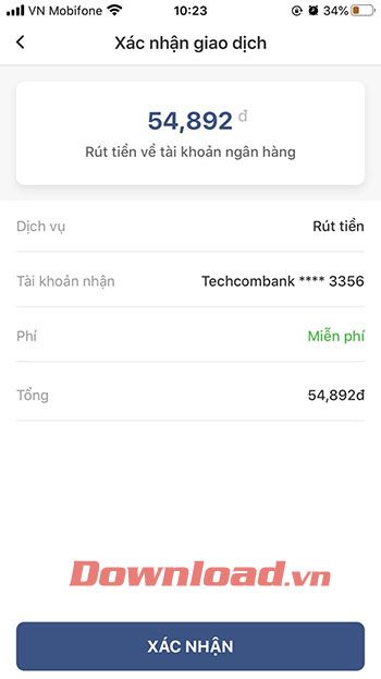 Hướng dẫn rút tiền từ VinID 44