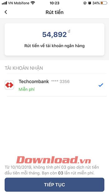 Hướng dẫn rút tiền từ VinID 33