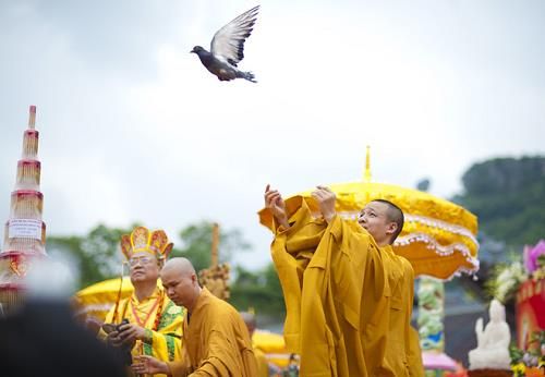 phóng sinh trong ngày lễ Phật Đản