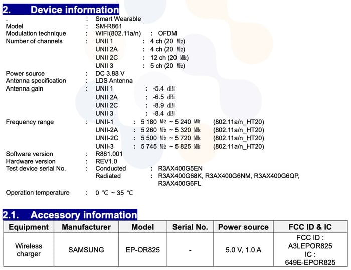 Chứng nhận FCC cho Galaxy Watch7 FE