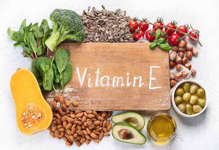 Vitamin E có thể được tìm thấy trong một số loại thực phẩm