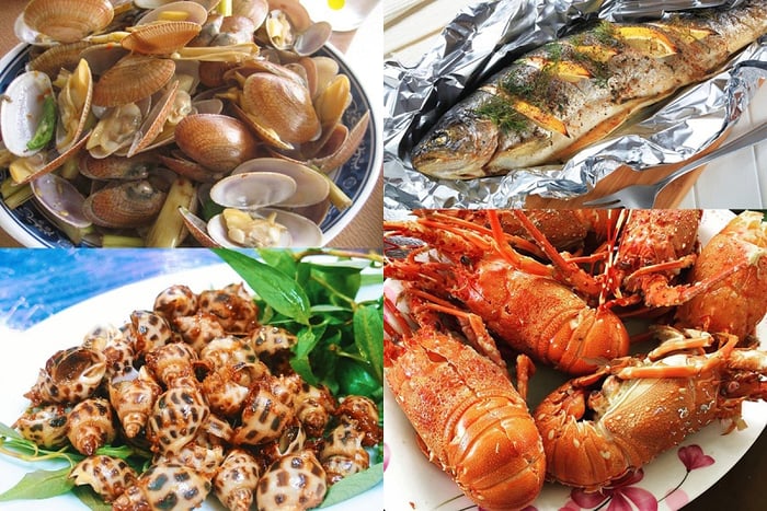 Cá, tôm và các loại hải sản là nguồn cung cấp Omega 3, kẽm quan trọng cho hoạt động của tuyến giáp