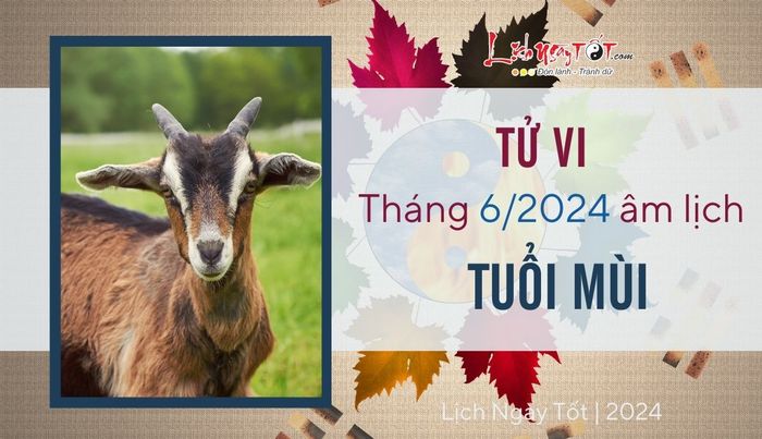 Tử vi tháng 6/2024 tuổi Mùi âm lịch