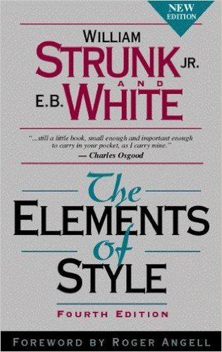 Káº¿t quáº£ hÃ¬nh áº£nh cho sÃ¡ch Những Yếu Tố Của Phong Cách â William Strunk Jr. và E.B.White