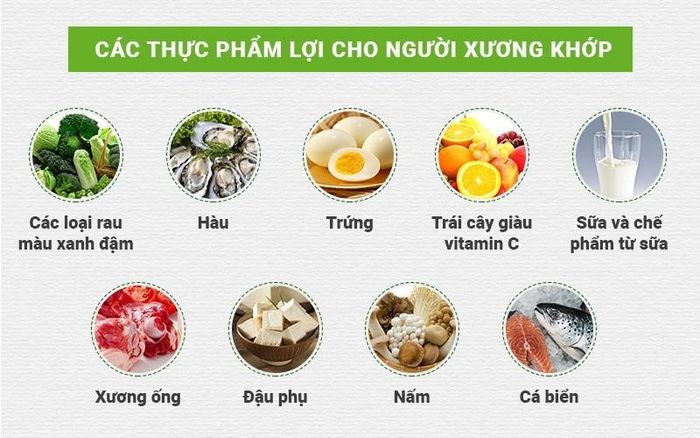 Một Số Thực Phẩm Tốt Cho Người Bị Đau Xương Khớp