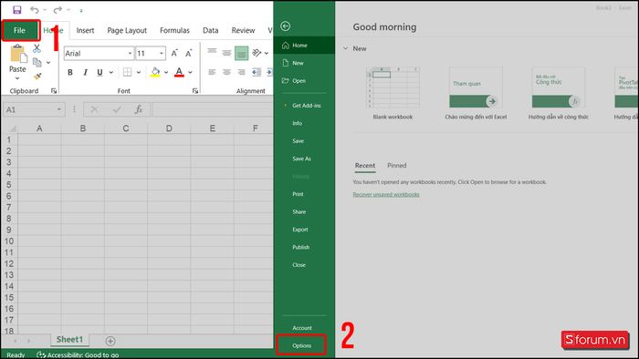 Cách vô hiệu hóa Bật Macro trong Excel bước 1