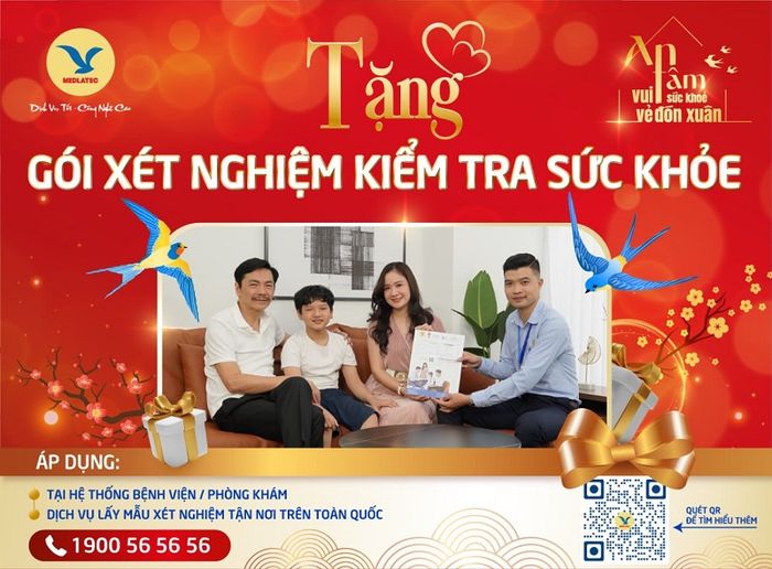 Tết Quý Mão 2023, MEDLATEC mang đến món quà sức khỏe ý nghĩa dành tặng bạn và gia đình