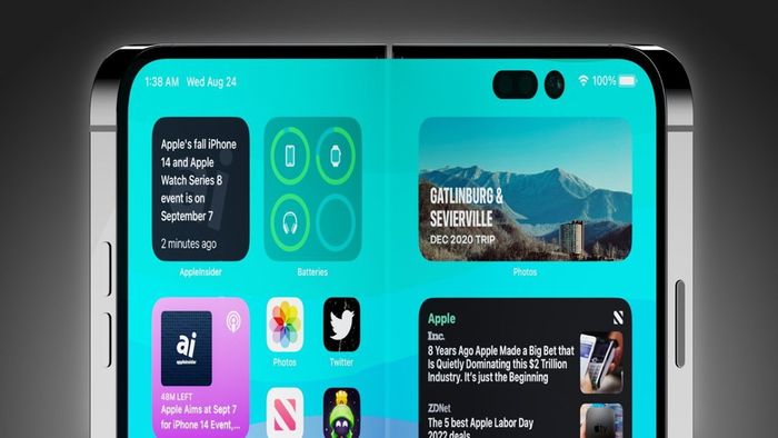 Apple đang phát triển ý tưởng về iPhone màn hình gập