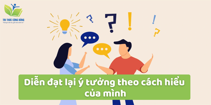 Tái sáng tạo ý tưởng theo góc nhìn riêng.