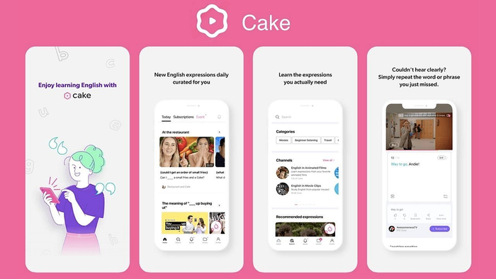 Cake - Ứng dụng học tiếng Anh hoàn toàn miễn phí và không quảng cáo