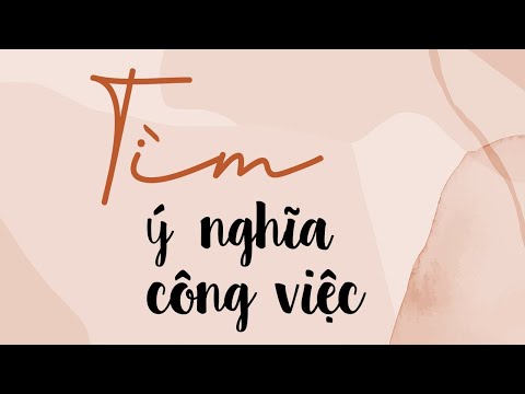 Ý nghĩa trong công việc: Tìm kiếm