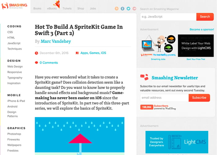 Smashing Magazine - Awwwards