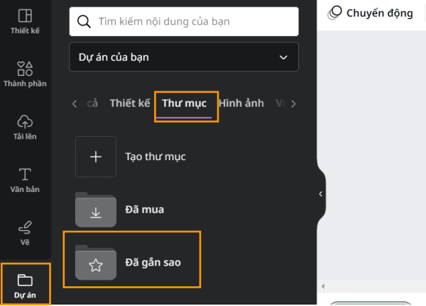 Cách lưu Template trên Canva bước 3