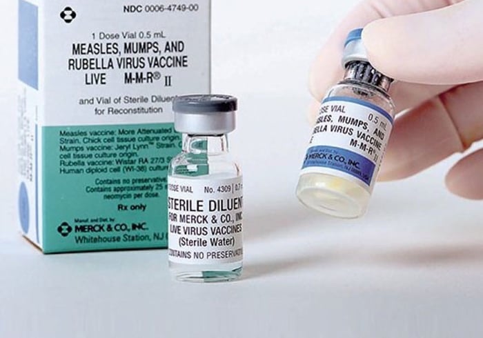 Vắc xin phòng sởi rubella và quai bị