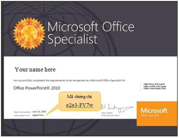 Microsoft Office Specialist