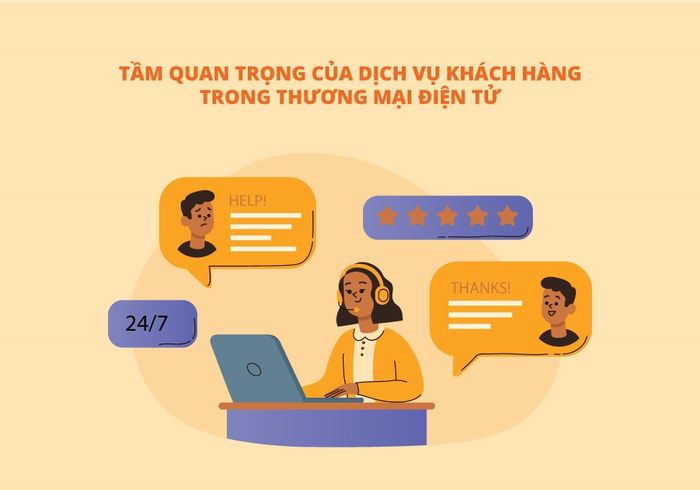 Vai Trò Chăm Sóc Khách Hàng trên Sàn TMĐT