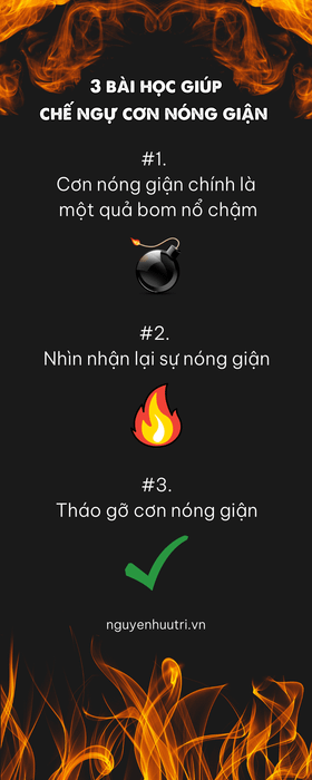 3 bài học giúp kiểm soát cơn nóng giận