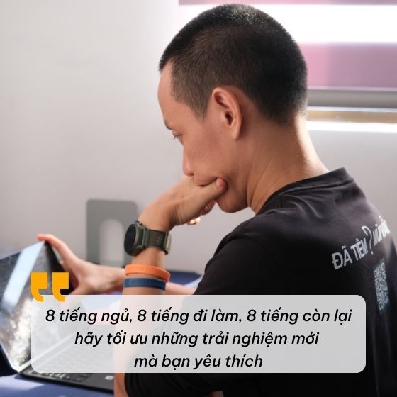 Thực hiện hai việc đồng thời để vừa kiếm tiền, vừa thỏa mãn niềm đam mê