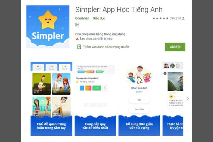 ứng dụng học tiếng Anh