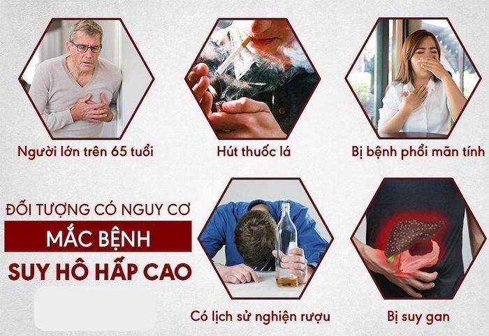 Những người có nguy cơ cao mắc suy hô hấp cấp