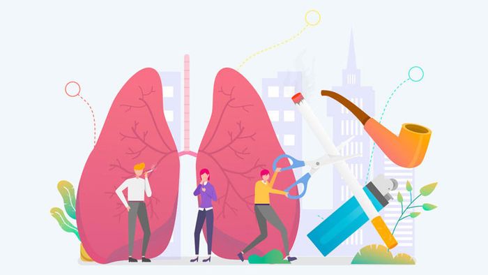 Tuyệt đối không hút hoặc ngửi mùi thuốc lá