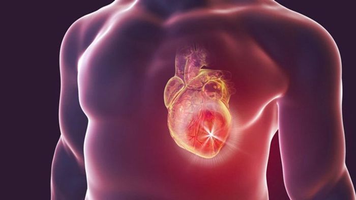 Suy tim là một nguyên nhân nghiêm trọng gây khó thở khi đêm về cho bệnh nhân.