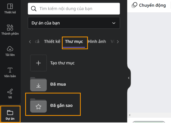 Bước 3 để lưu Mẫu trên Canva