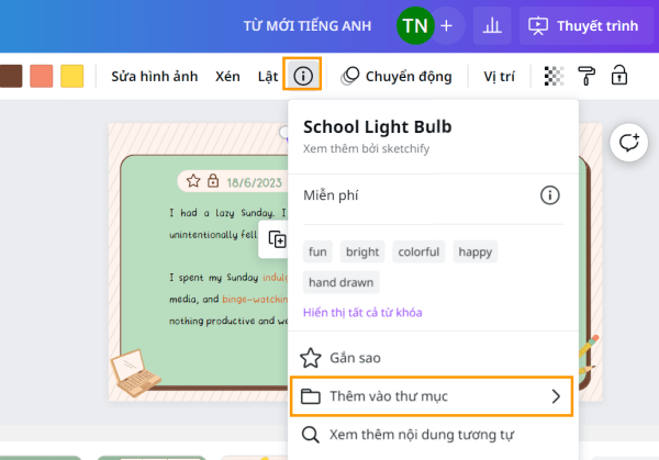 cách lưu Element cách 2