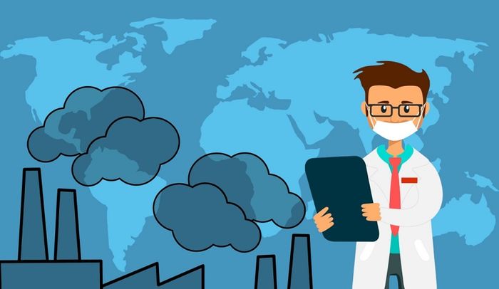 Không khí ô nhiễm là một trong những nguyên nhân khiến tỷ lệ mắc bệnh nhiễm trùng đường hô hấp tăng cao