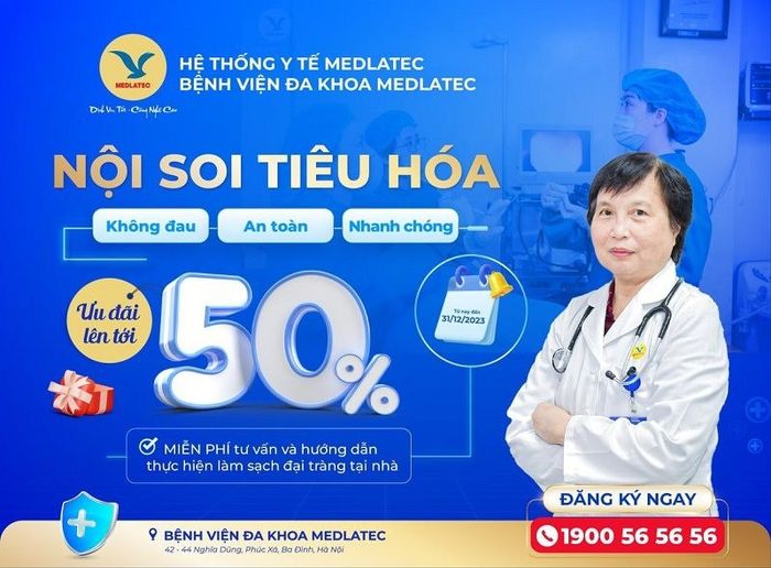 chương trình chăm sóc tiêu hóa tại MEDLATEC Ba Đình