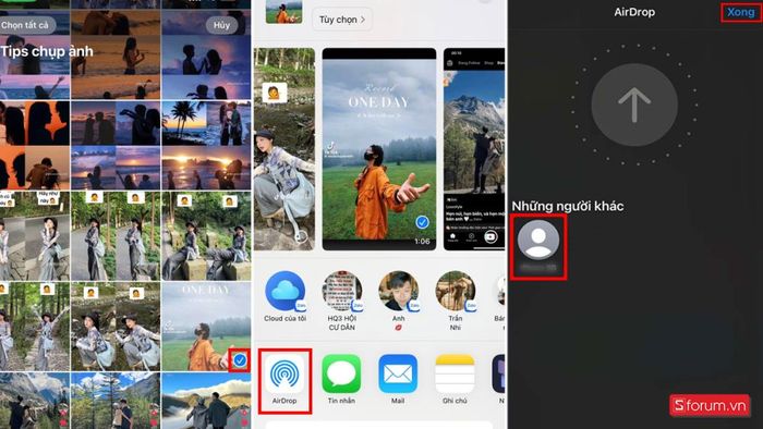 Cách chuyển video từ iPhone sang Macbook qua AirDrop - Bước 3