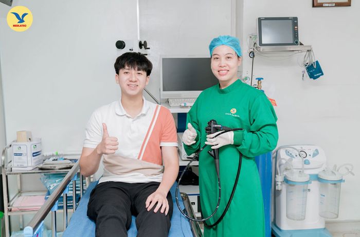Một khách hàng đã được điều trị tại chuyên khoa Tiêu hóa của MEDLATEC