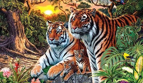 Không nên treo tranh về loài thú