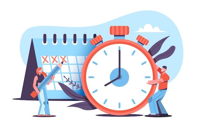 Vector miễn phí về quản lý thời gian