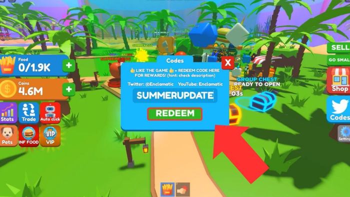 Hướng dẫn bước 4 cho code Eating Simulator
