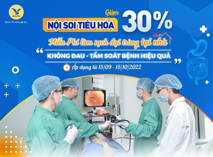 Giảm 30% phí nội soi tiêu hóa - cơ hội kiểm tra sức khỏe đặc biệt hấp dẫn với cư dân tại MEDLATEC
