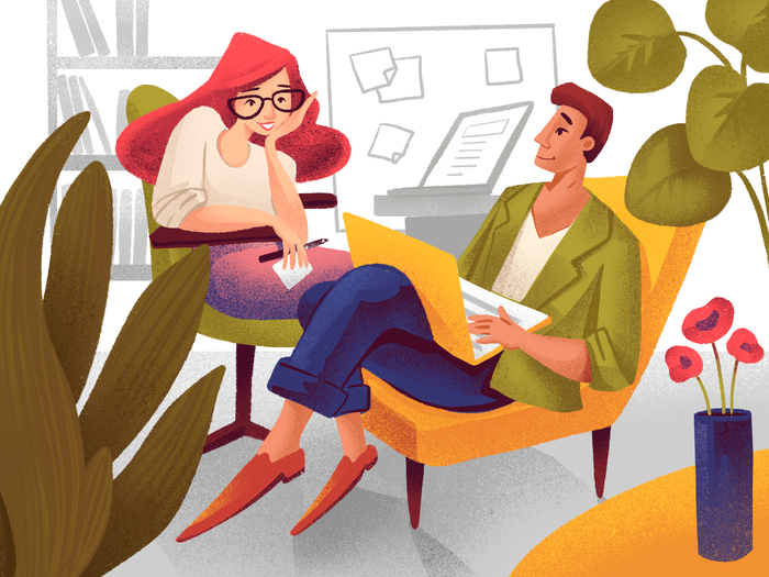 Design Communication Illustration by tubik.arts on Dribbble
