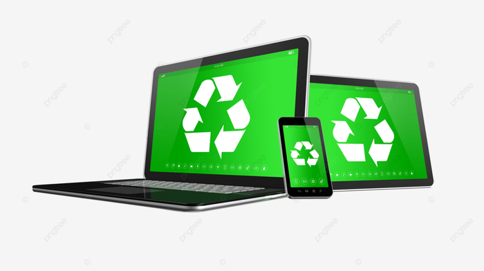 Hình ảnh Biểu Tượng Công Nghệ Xanh Hiển Thị Máy Tính Xách Tay Máy Tính Bảng PNG, Dấu Hiệu, Ba Chiều, Viên Thuốc PNG trong Suốt và