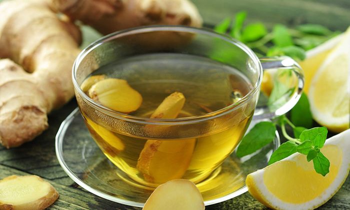 Trà gừng giúp cải thiện triệu chứng ợ hơi, ợ chua, buồn nôn